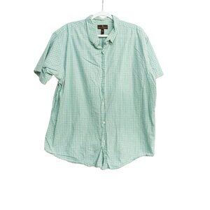 Steve & Barrys Men Size 2XL Button Up Shirt Check Collared